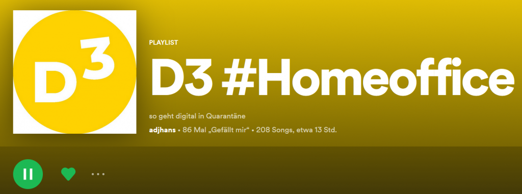 Spotify Playlist D3-Screenshot